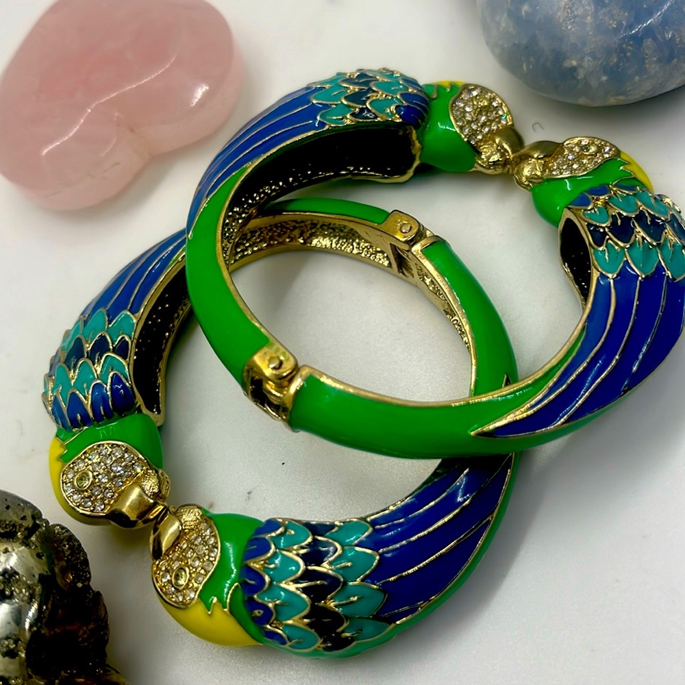 Vintage Juicy Couture Parrot bangles